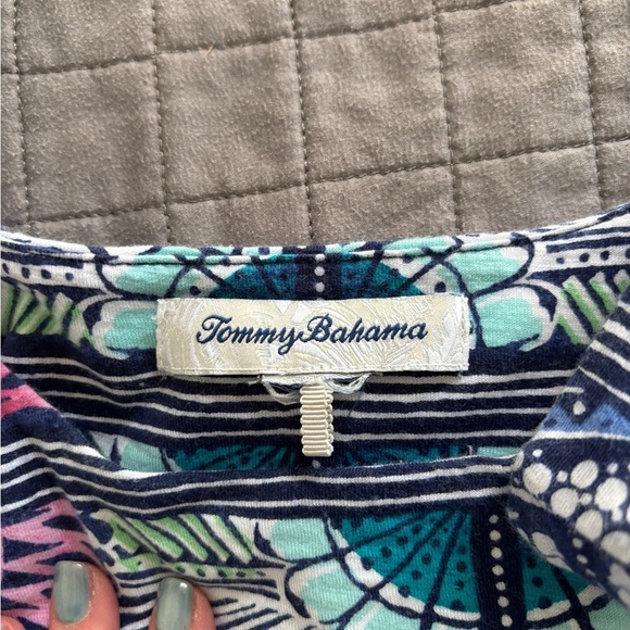 Tommy bahama bright Patterned beach cover up/ Sleeveless Dress - Picture 3 of 5